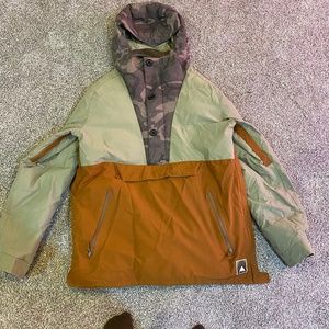 Burton Service Anorak Jacket Dryride 2 L Insulated size large